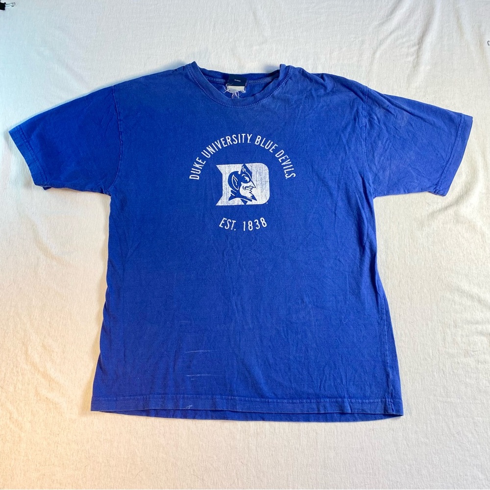 Old Varsity Duke Blue Devils T-Shirt Est. 1838 NCAA Blue